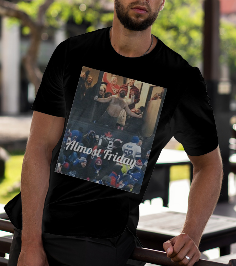 Almost Friday Kelce Labatt Beer Football T-Shirt