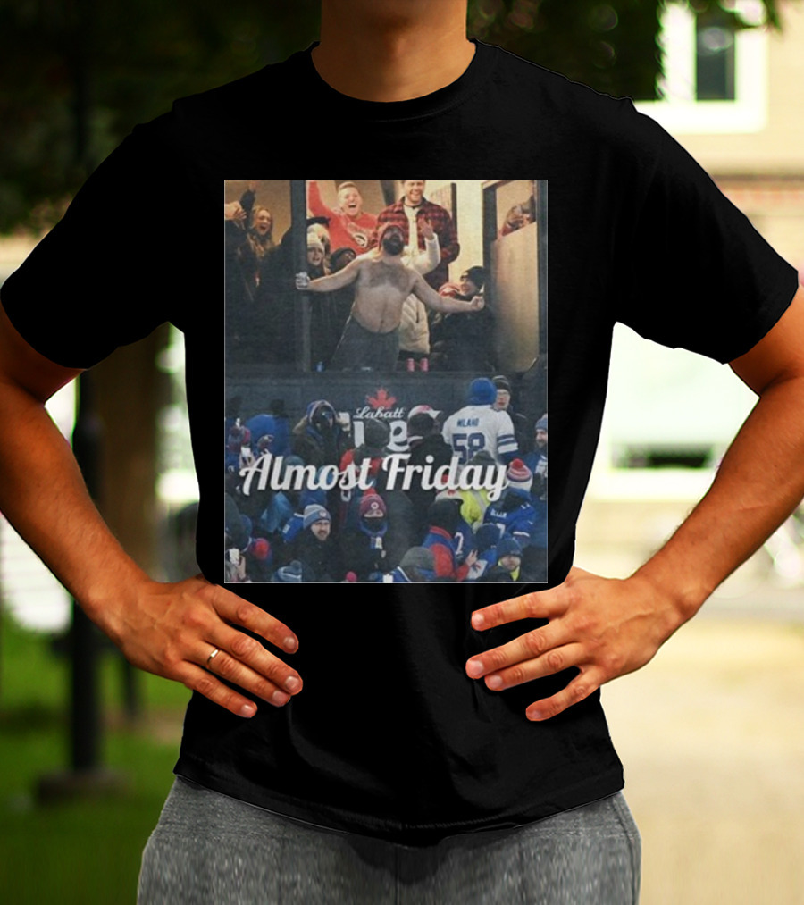 Almost Friday Kelce Labatt Beer Football T-Shirt