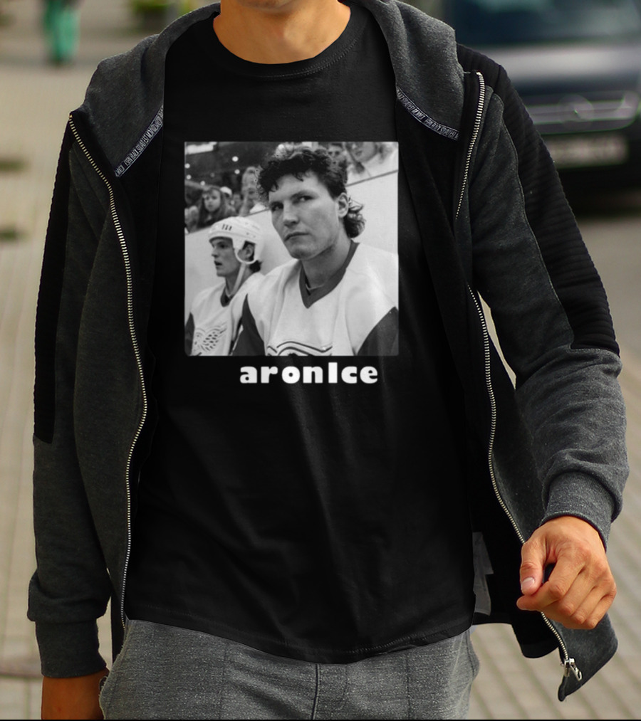 Bob Probert War On Ice Hockey Legend In Action T-Shirt
