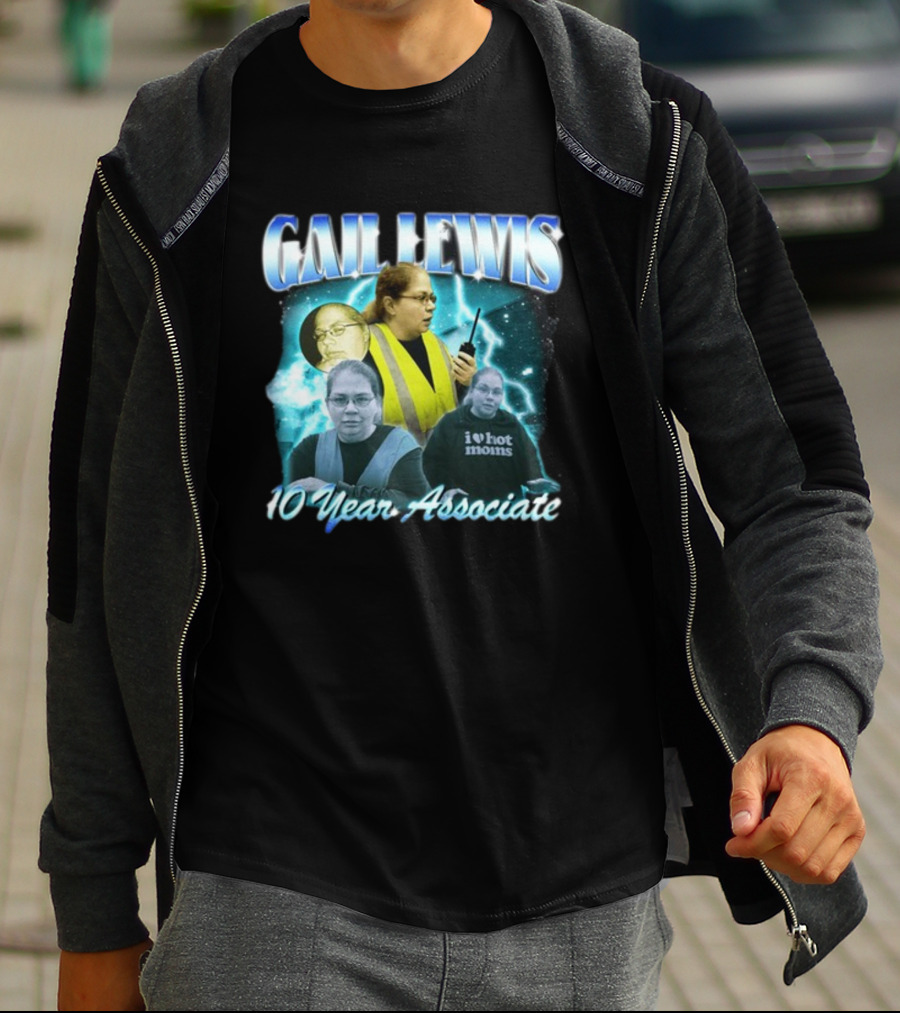 Gail Lewis 10 Year Associate I Love Hot Moms Vintage T-Shirt