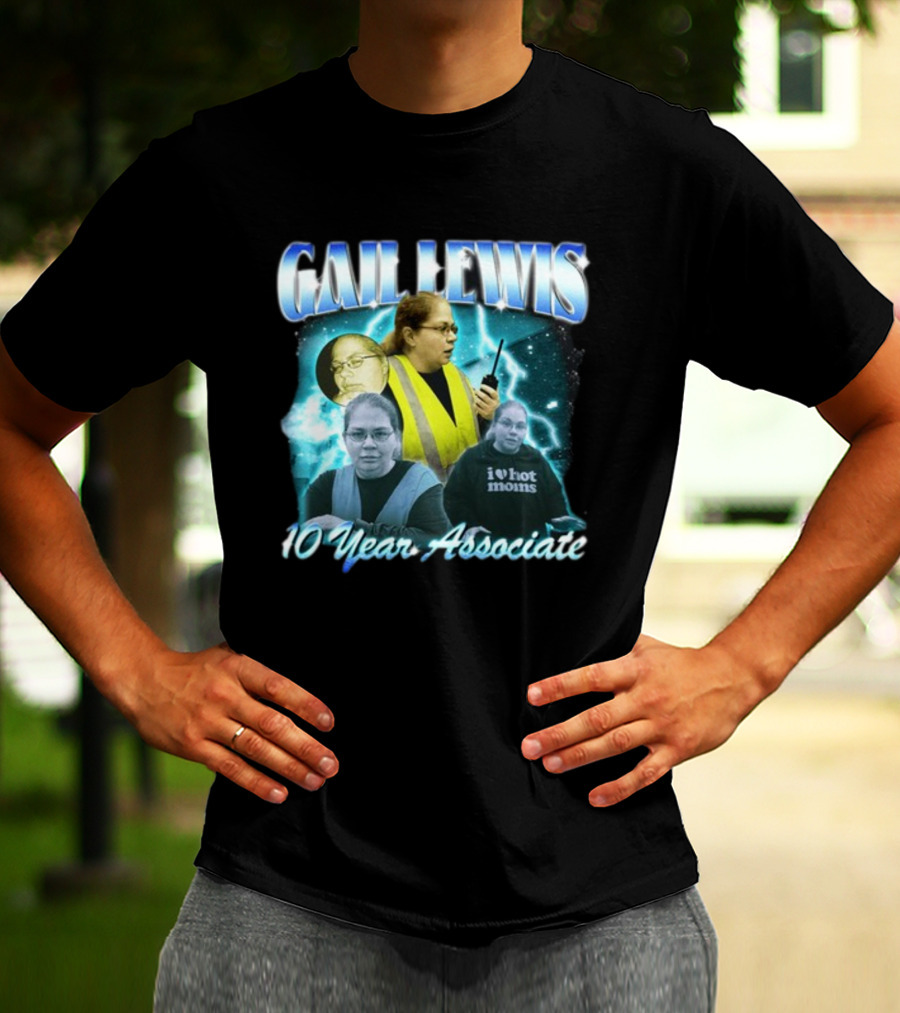 Gail Lewis 10 Year Associate I Love Hot Moms Vintage T-Shirt