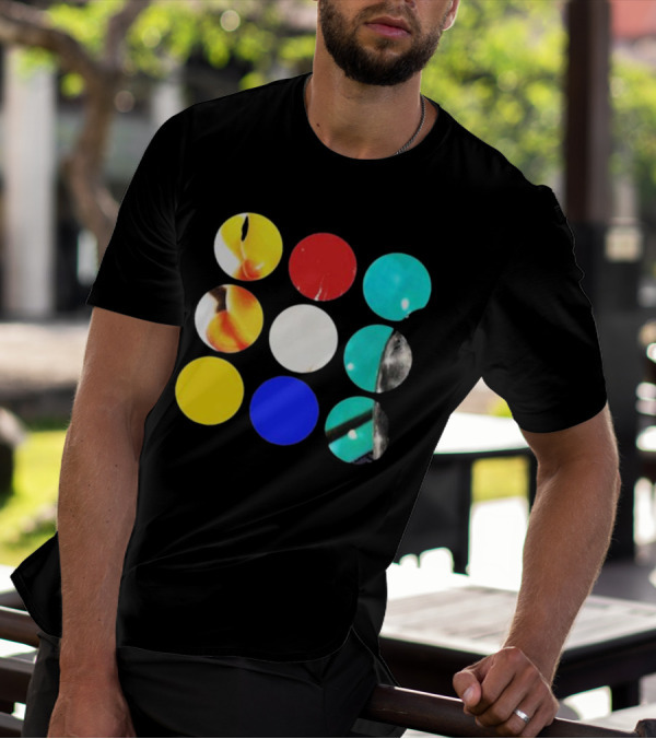 Fleshwater Sounds Of Grieving Circles Color Palette T-Shirt