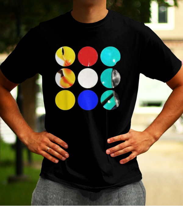 Fleshwater Sounds Of Grieving Circles Color Palette T-Shirt