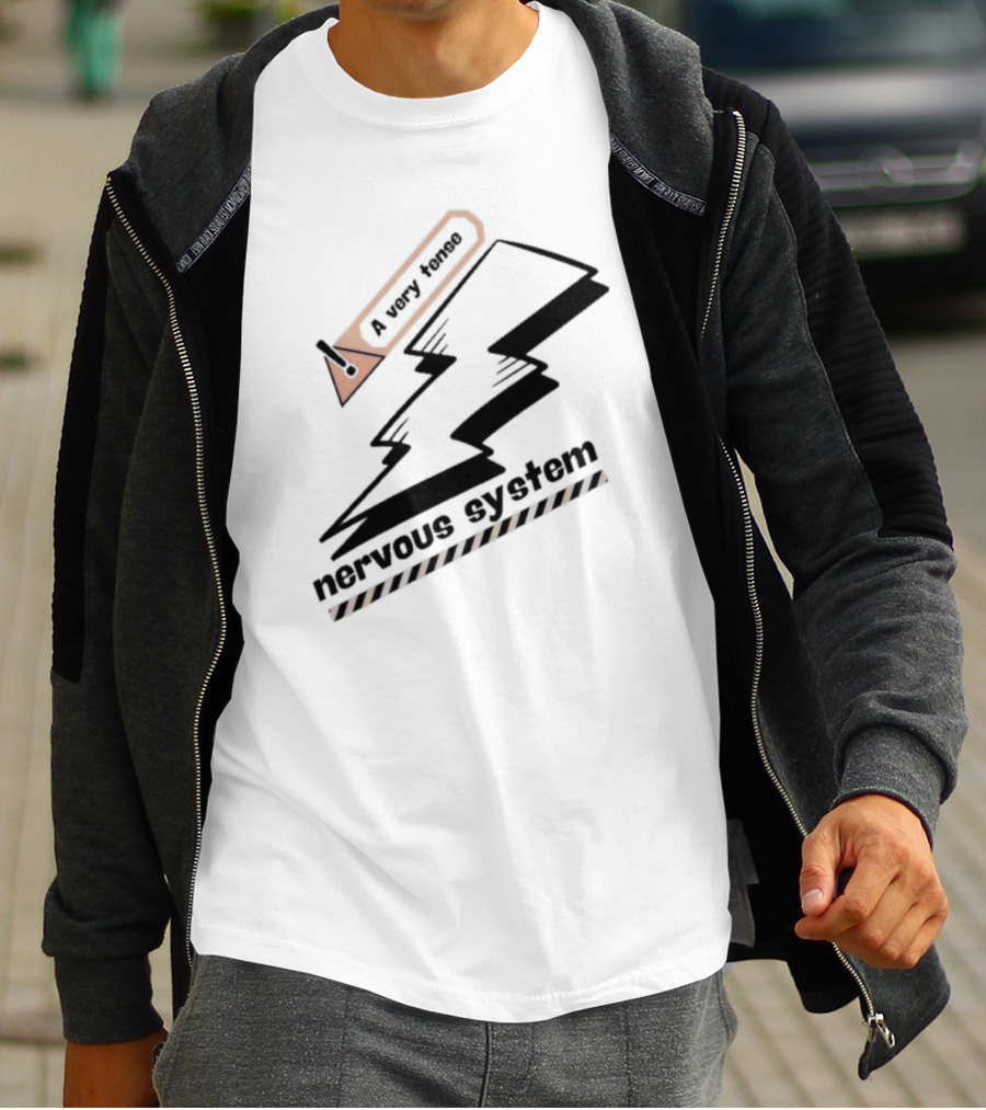 A Very Tense Nervous System Lightning Bolt T-Shirt