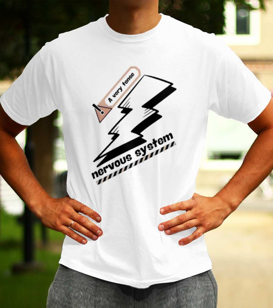 A Very Tense Nervous System Lightning Bolt T-Shirt