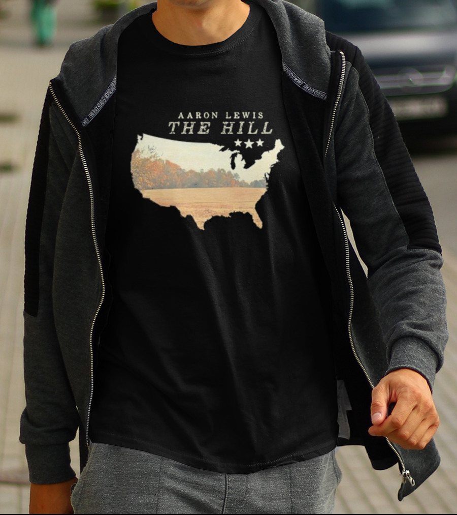 Aaron Lewis The Hill USA Landscape Stars T-Shirt