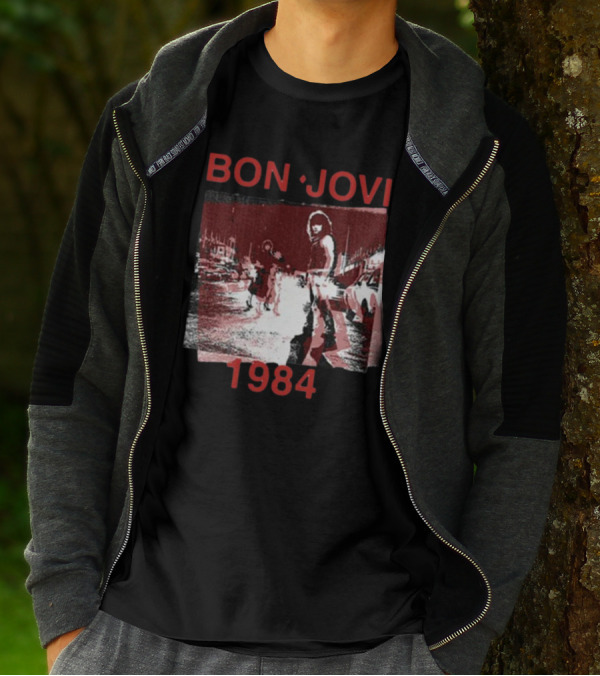 Bon Jovi Streets 1984 Urban Scene T-Shirt
