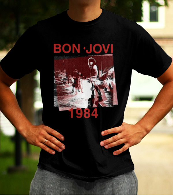Bon Jovi Streets 1984 Urban Scene T-Shirt