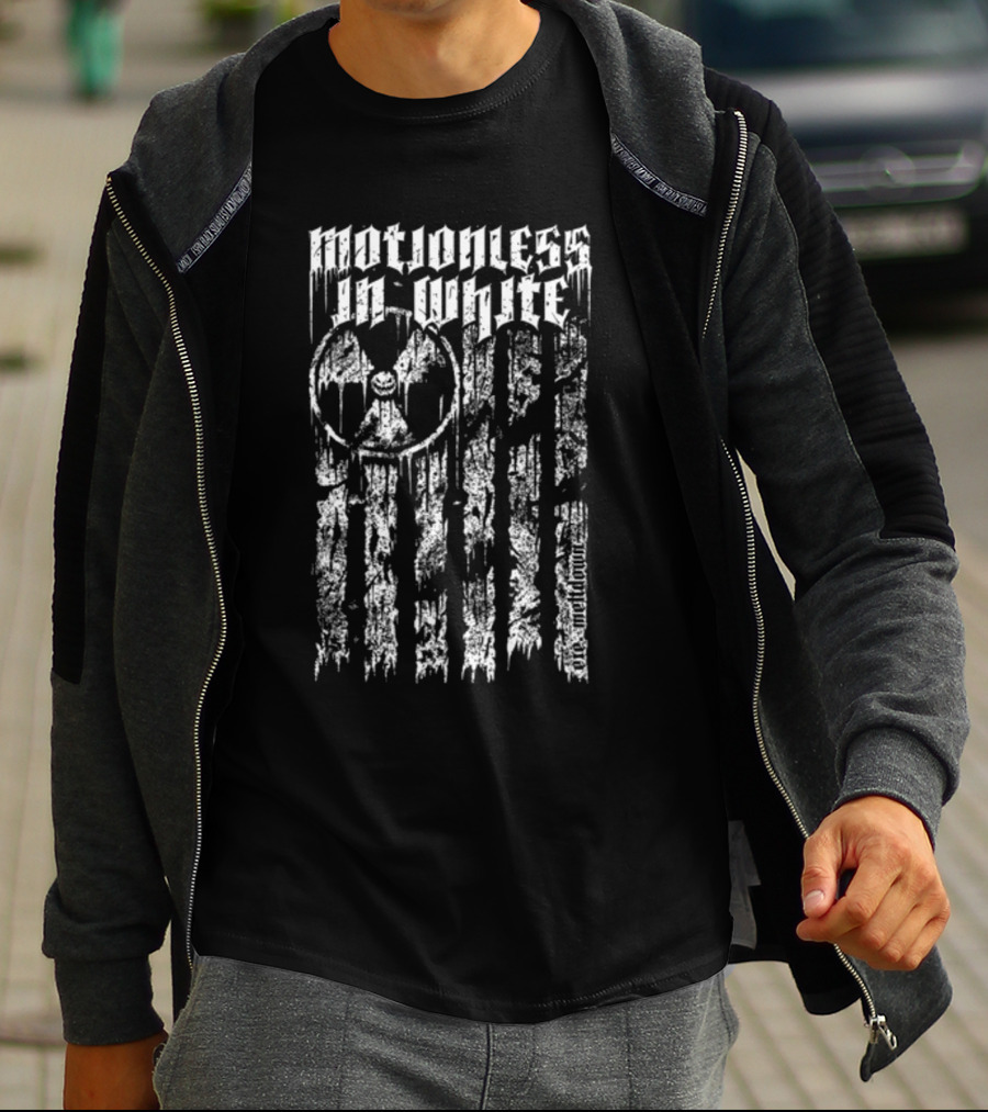 Motionless In White Apocalyptic Radiation Decay Iconography T-Shirt