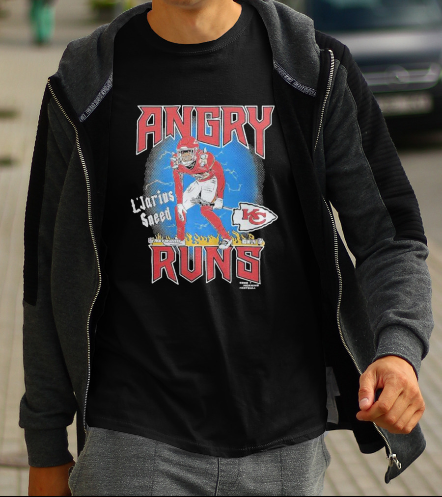 Angry Runs L'Jarius Sneed Kansas City Chiefs 88 Yards Touchdown Football T-Shirt
