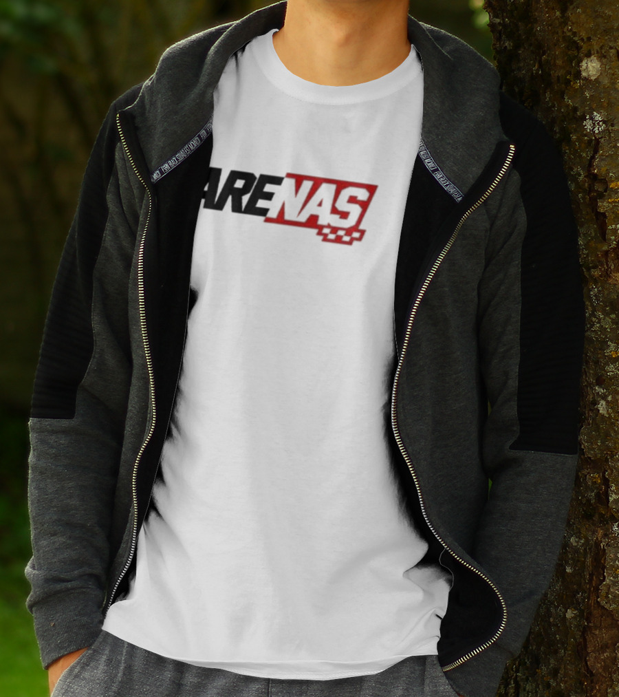 ARENAS Racing Team Motorsport Checkered Flag T-Shirt