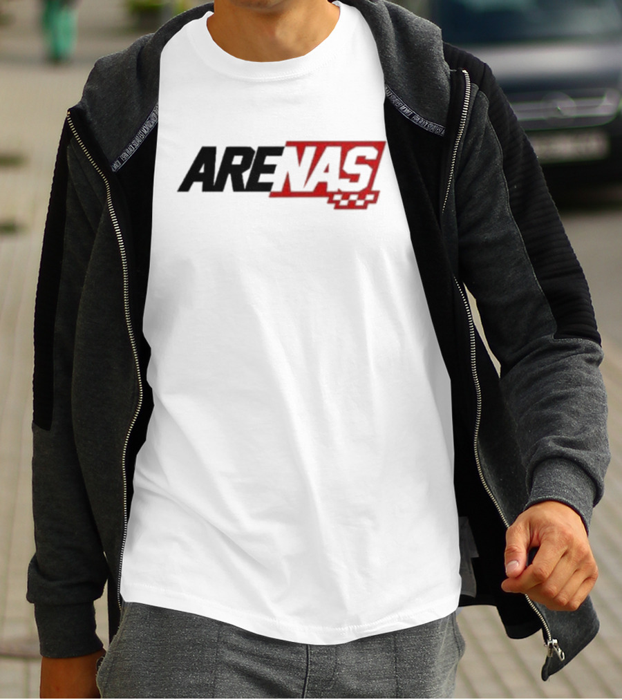 ARENAS Racing Team Motorsport Checkered Flag T-Shirt