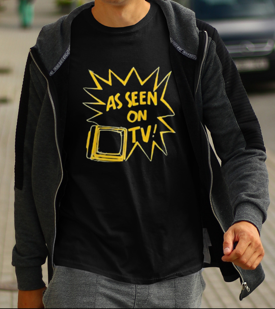 As Seen On TV Retro Style Burst With TV T-Shirt