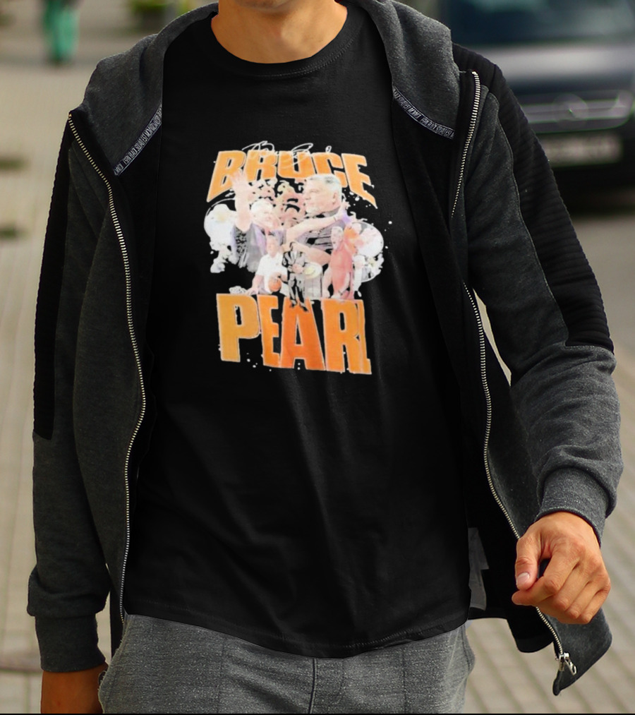 Bruce Pearl Auburn Coach Dynamic Basketball Collage T-Shirt