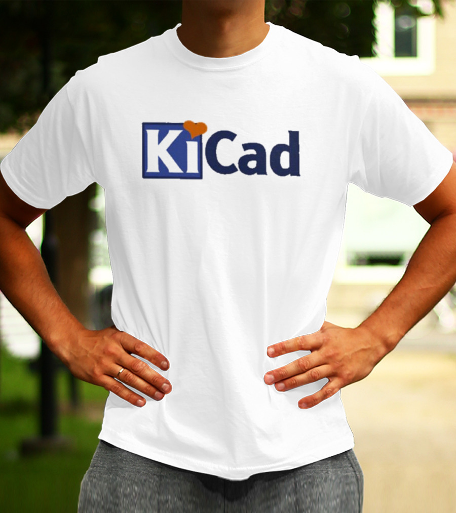 KiCad With Heart Symbol T-Shirt