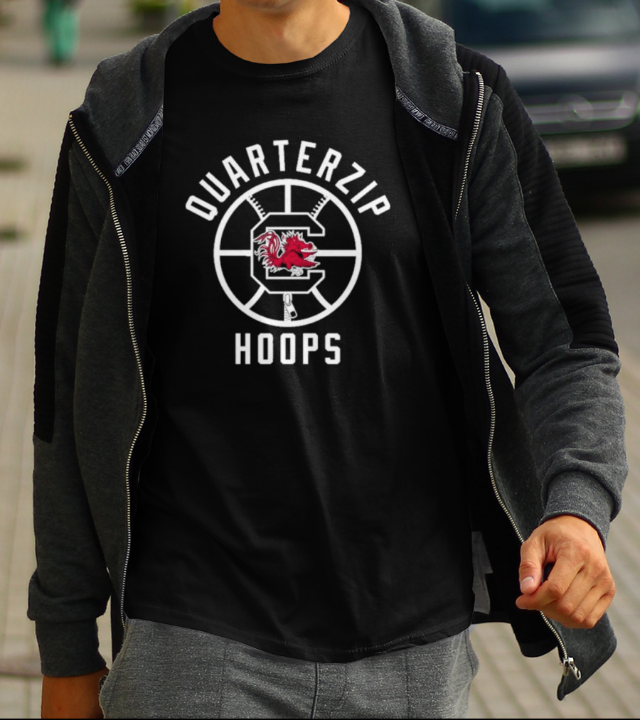 Quarterzip Hoops South Carolina Gamecocks Basketball T-Shirt