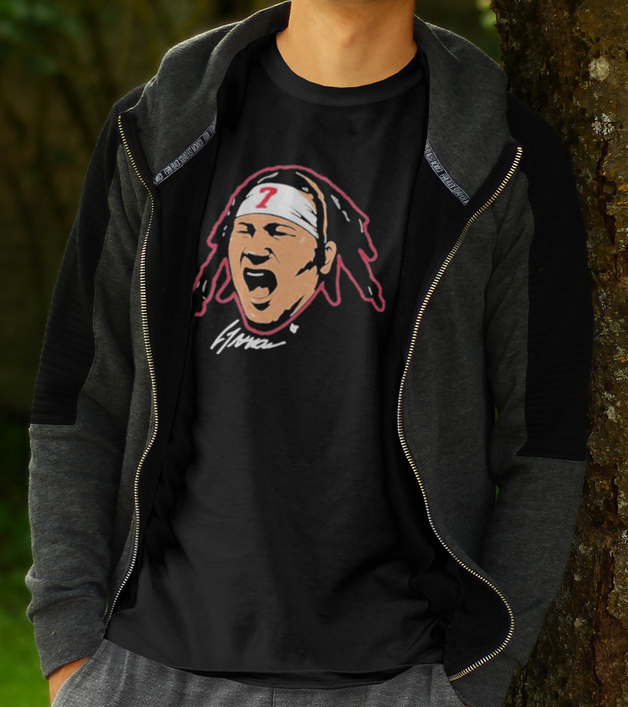 C J Stroud Swag Head 7 Signature T-Shirt
