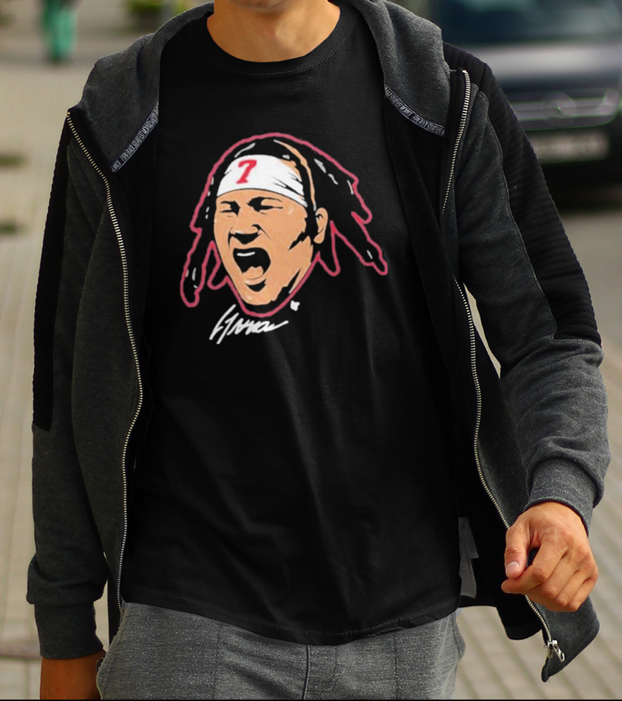 C J Stroud Swag Head 7 Signature T-Shirt