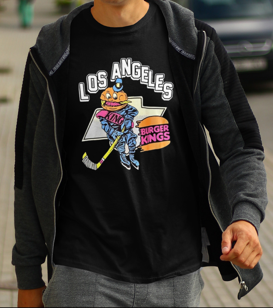 Los Angeles Burger Kings Hockey Character T-Shirt