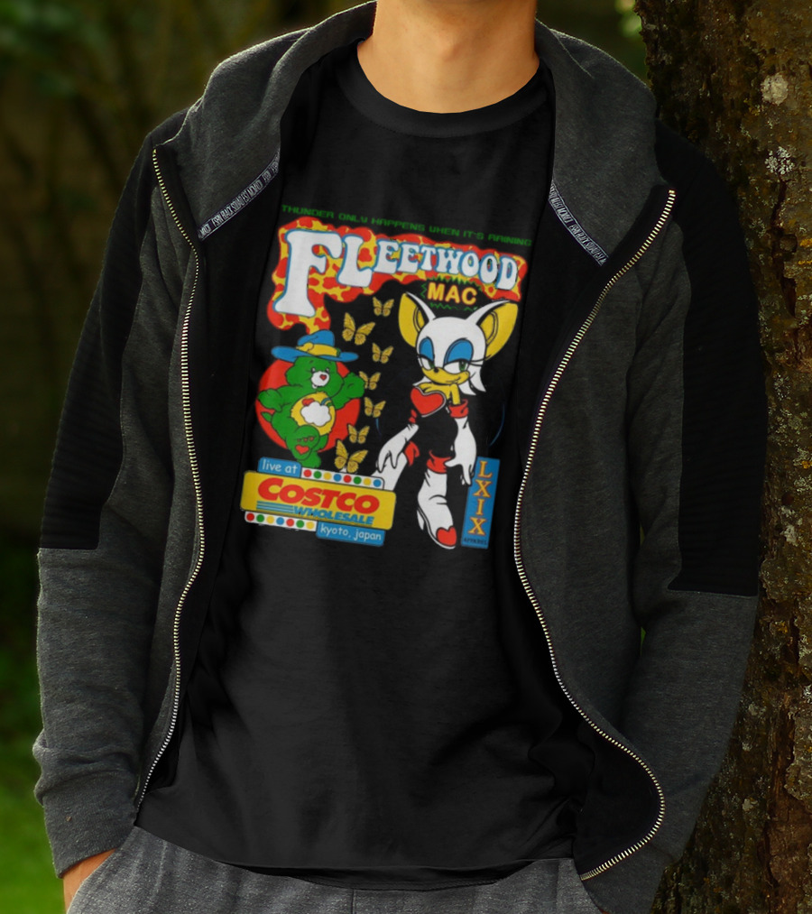 Fleetwood Mac Thunder Only Happens When It's Raining Live At Costco Kyoto Japan Lxixapparel T-Shirt
