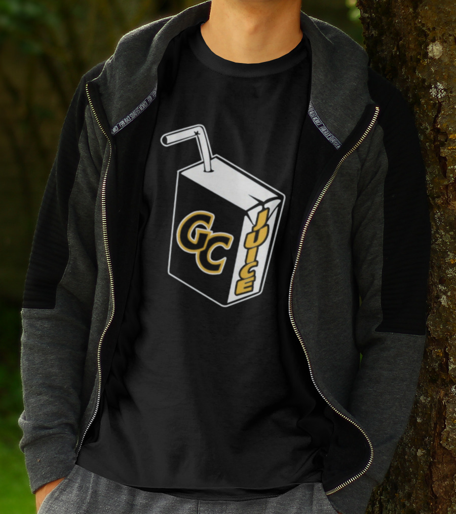 Braylon Mullins Wearing GC Juice Carton T-Shirt