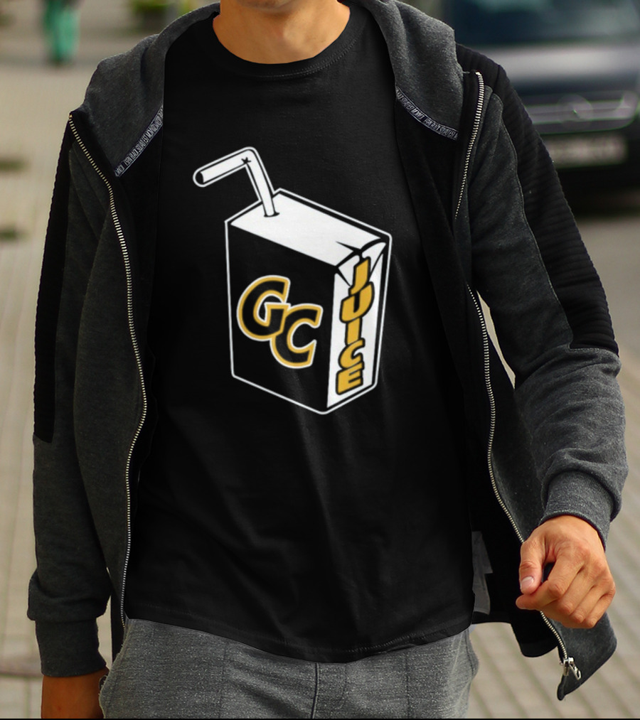 Braylon Mullins Wearing GC Juice Carton T-Shirt