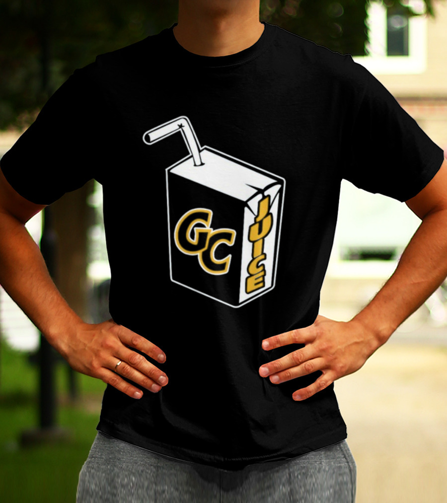 Braylon Mullins Wearing GC Juice Carton T-Shirt