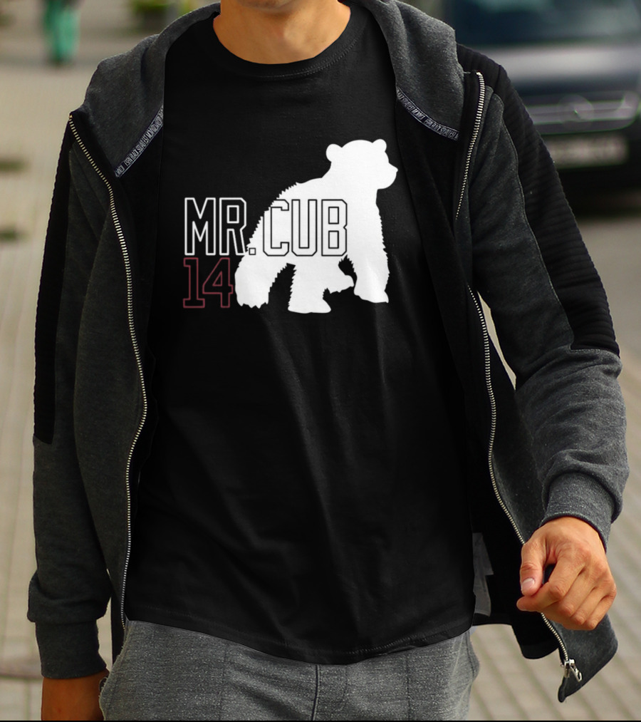 Mr. Cub 14 Silhouette Bear T-Shirt