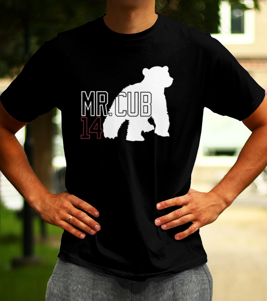 Mr. Cub 14 Silhouette Bear T-Shirt