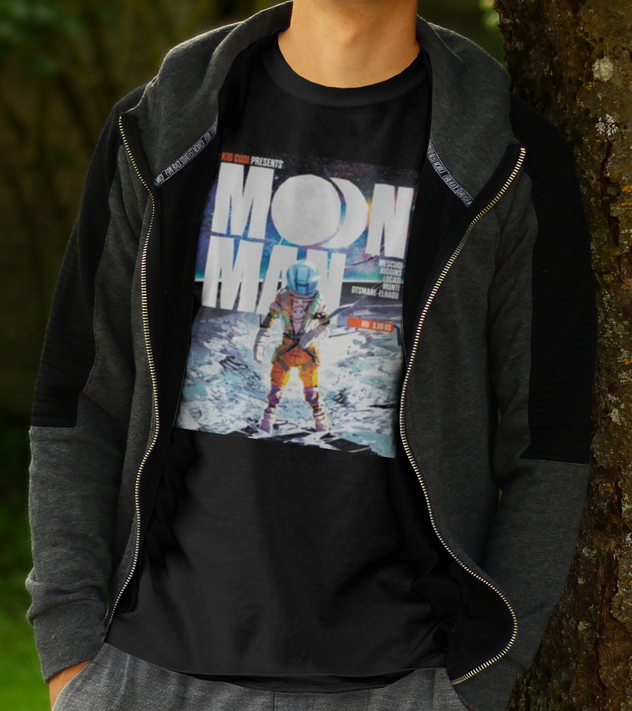 Kid Cudi Presents Moon Man Mescudi Riggins Dot Da Genius Monti Otsmane-Elhaou T-Shirt