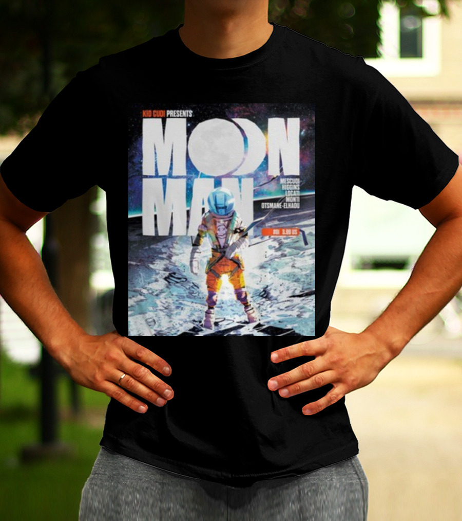 Kid Cudi Presents Moon Man Mescudi Riggins Dot Da Genius Monti Otsmane-Elhaou T-Shirt