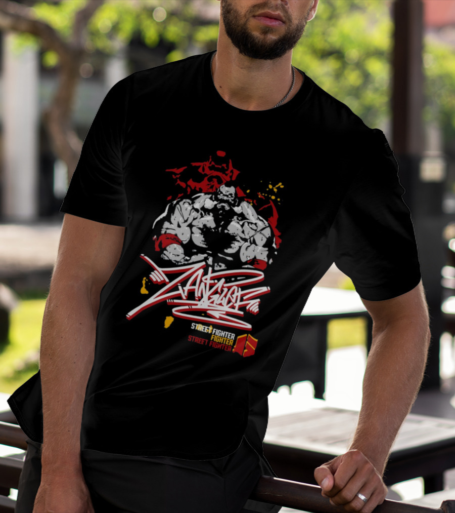 Street Fighter Capcom SF6 Zangief Nerds T-Shirt