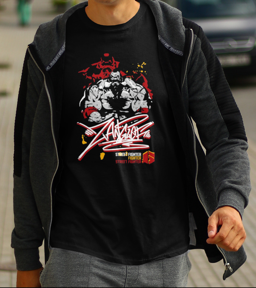 Street Fighter Capcom SF6 Zangief Nerds T-Shirt