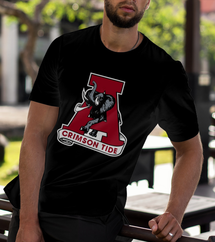 Jerret Mcelwain Alabama Crimson Tide Elephant T-Shirt