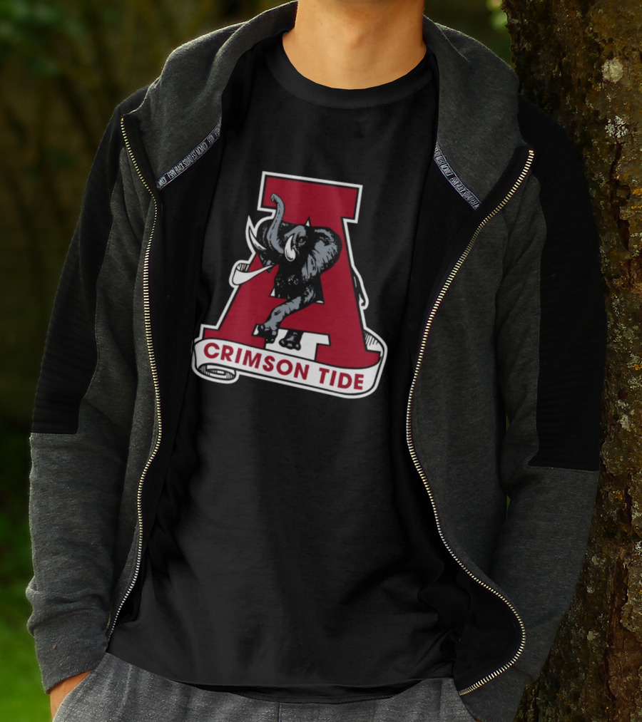 Jerret Mcelwain Alabama Crimson Tide Elephant T-Shirt
