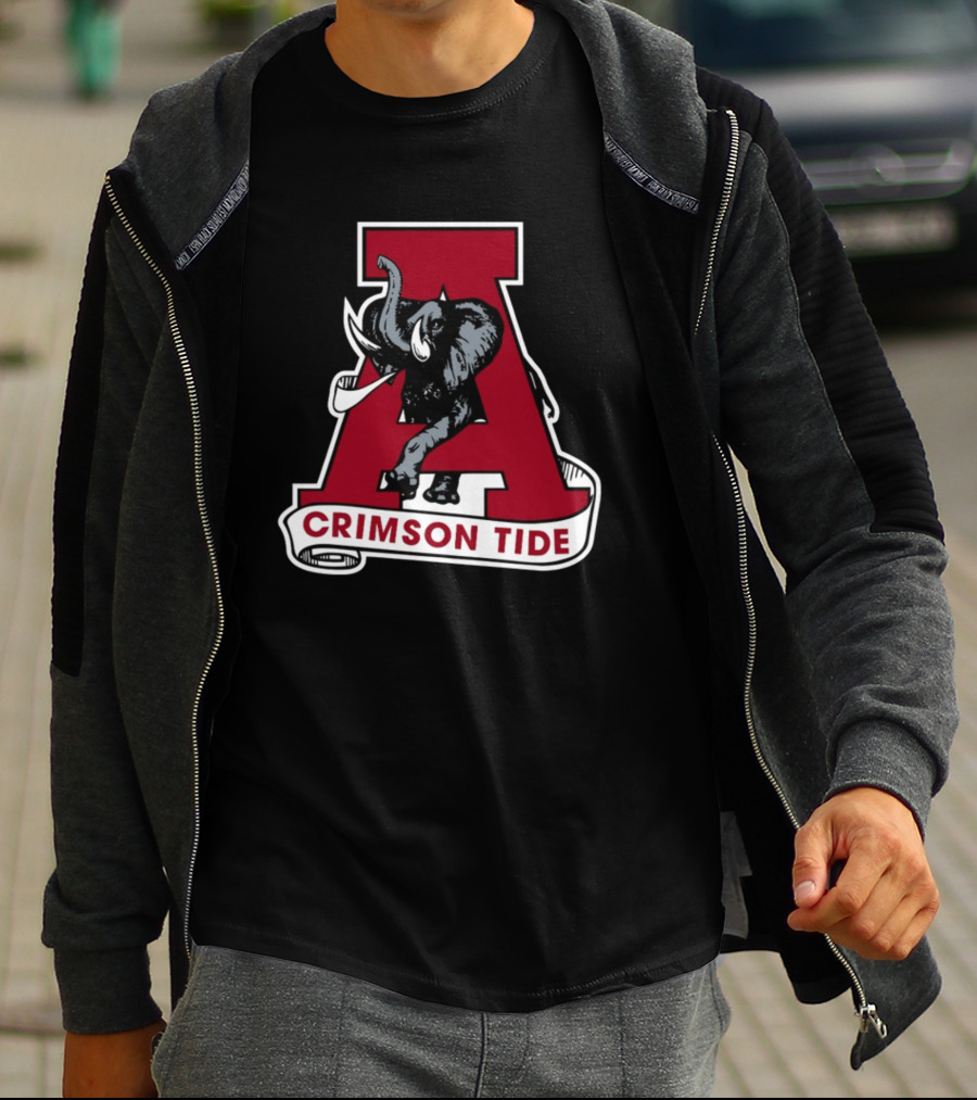 Jerret Mcelwain Alabama Crimson Tide Elephant T-Shirt