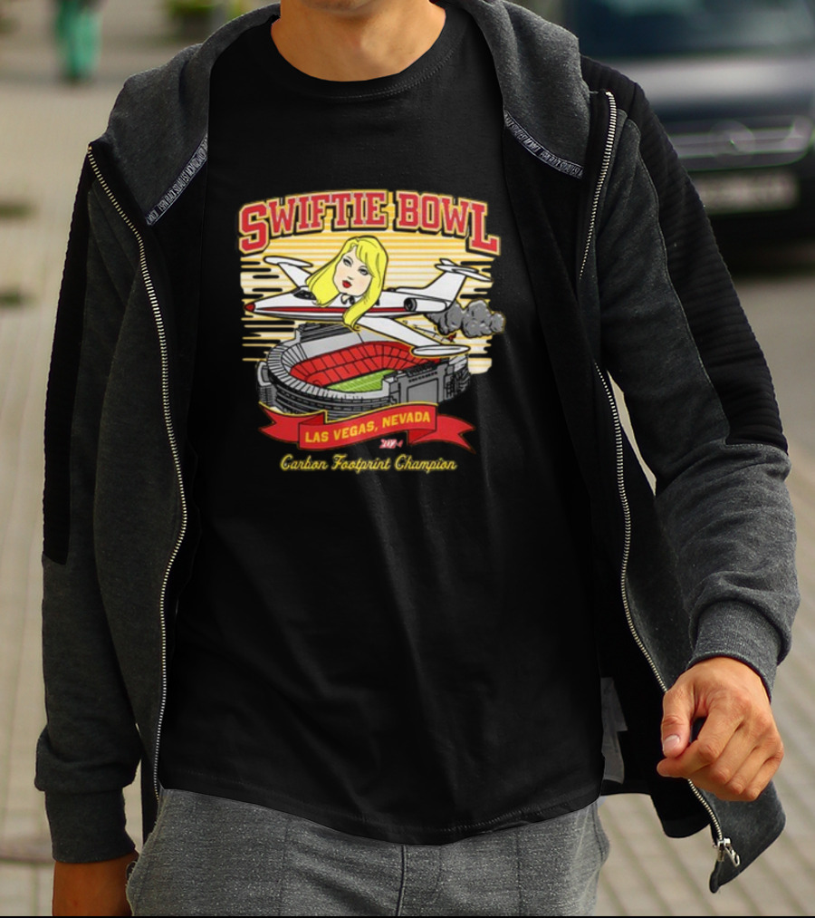 Swiftie Bowl Las Vegas Carbon Footprint Champion T-Shirt