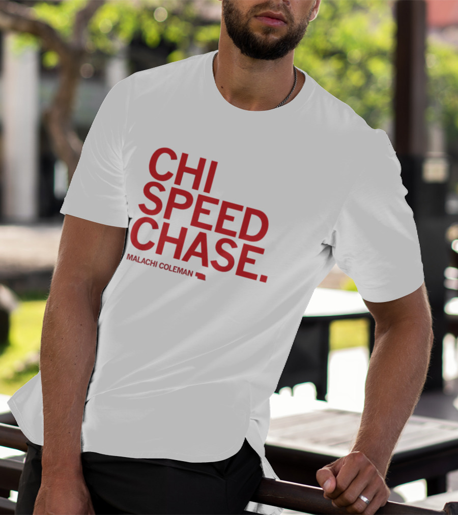 CHI SPEED CHASE Malachi Coleman Nebraska T-Shirt