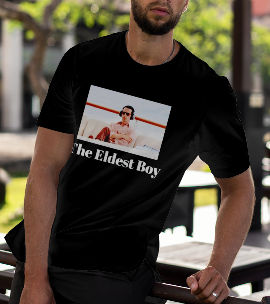 The Eldest Boy Headphones Sunglasses Relaxed Vibe T-Shirt