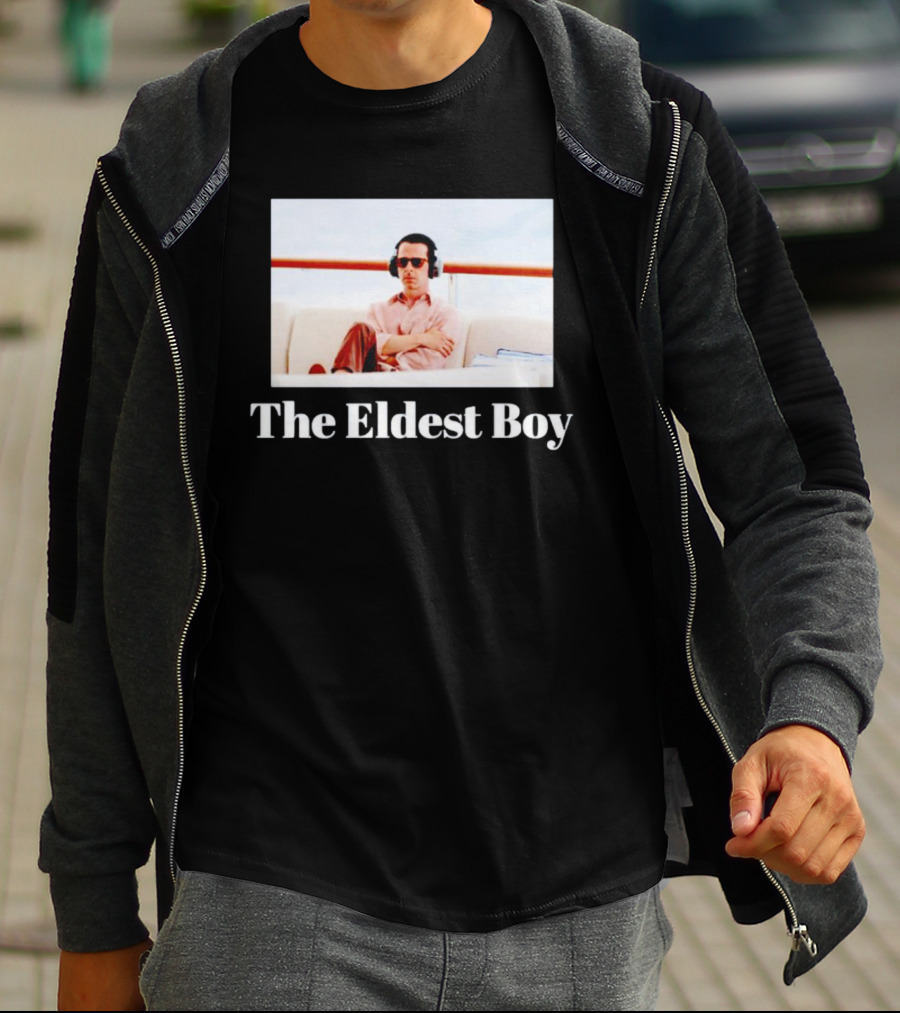 The Eldest Boy Headphones Sunglasses Relaxed Vibe T-Shirt