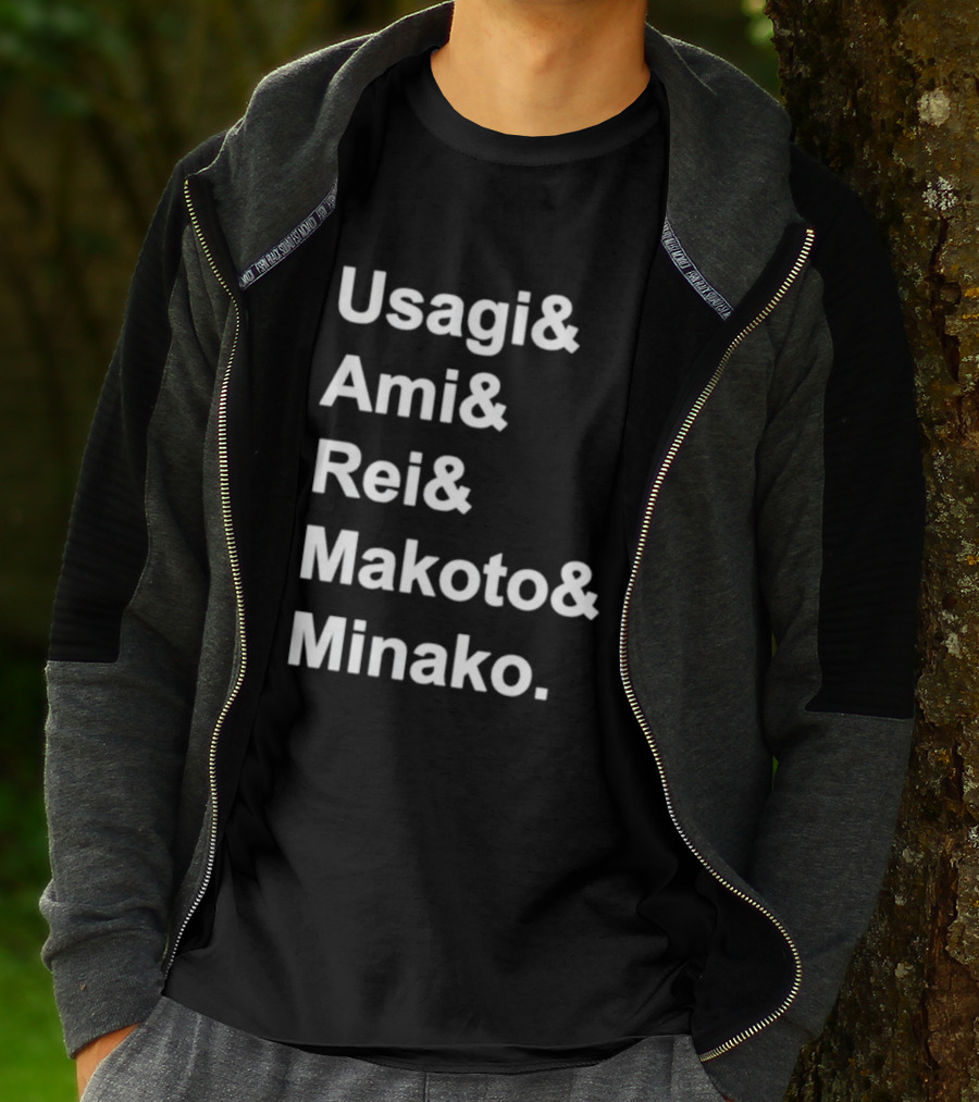 Sailor Moon Usagi Ami Rei Makoto Minako T-Shirt