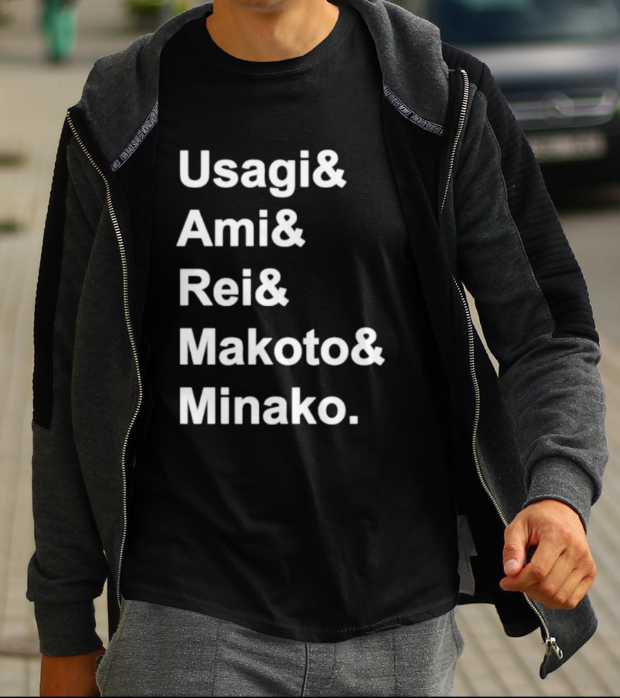Sailor Moon Usagi Ami Rei Makoto Minako T-Shirt