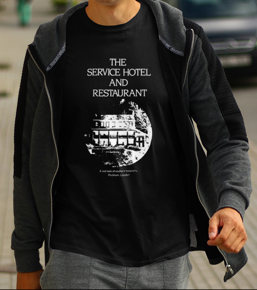 The Service Hotel And Restaurant A Real Taste Of Southern Hospitality Peckham London T-Shirt