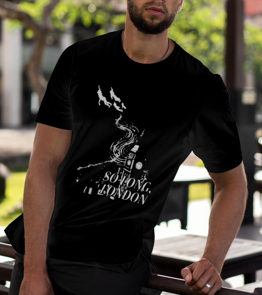 So Long London Peter Pan Neverland Big Ben Flight T-Shirt