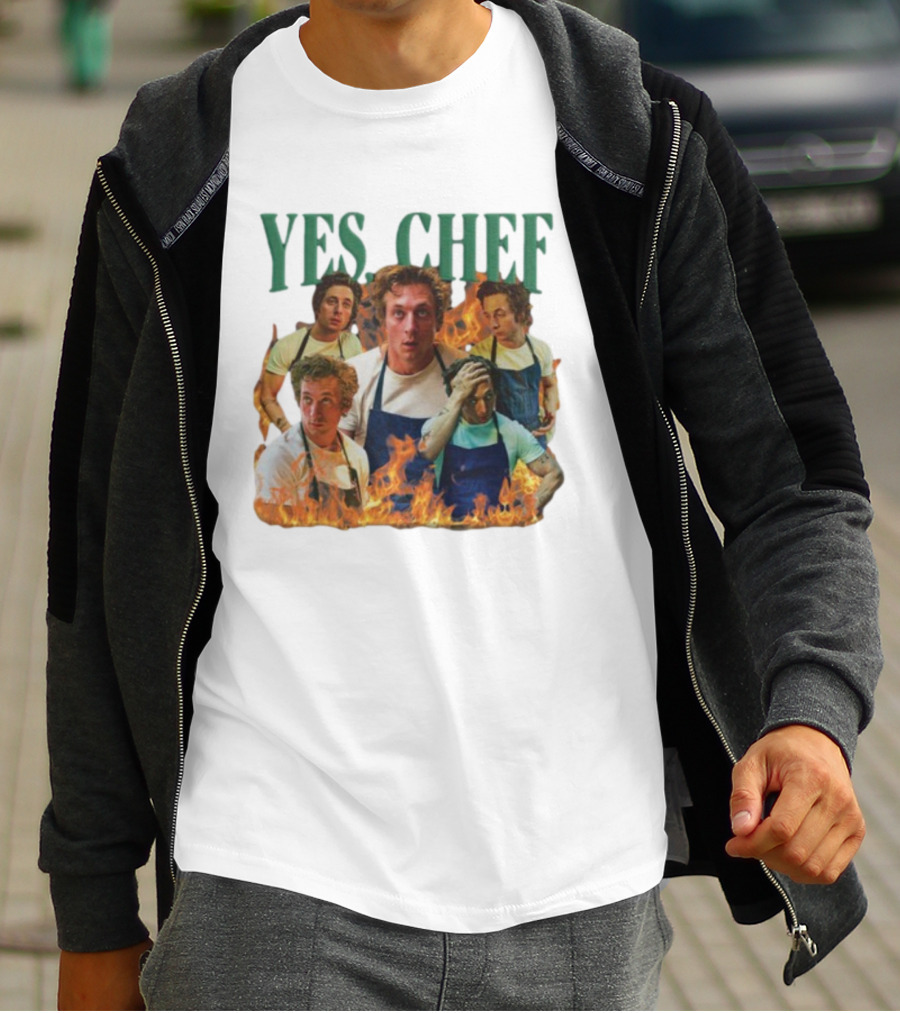 Yes Chef The Bear Jeremy Allen Fire T-Shirt