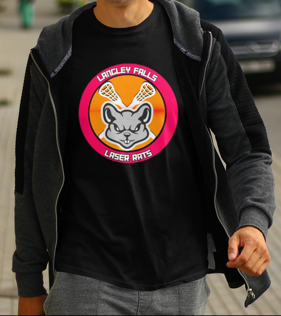 Langley Falls Laser Rats Lacrosse Team T-Shirt