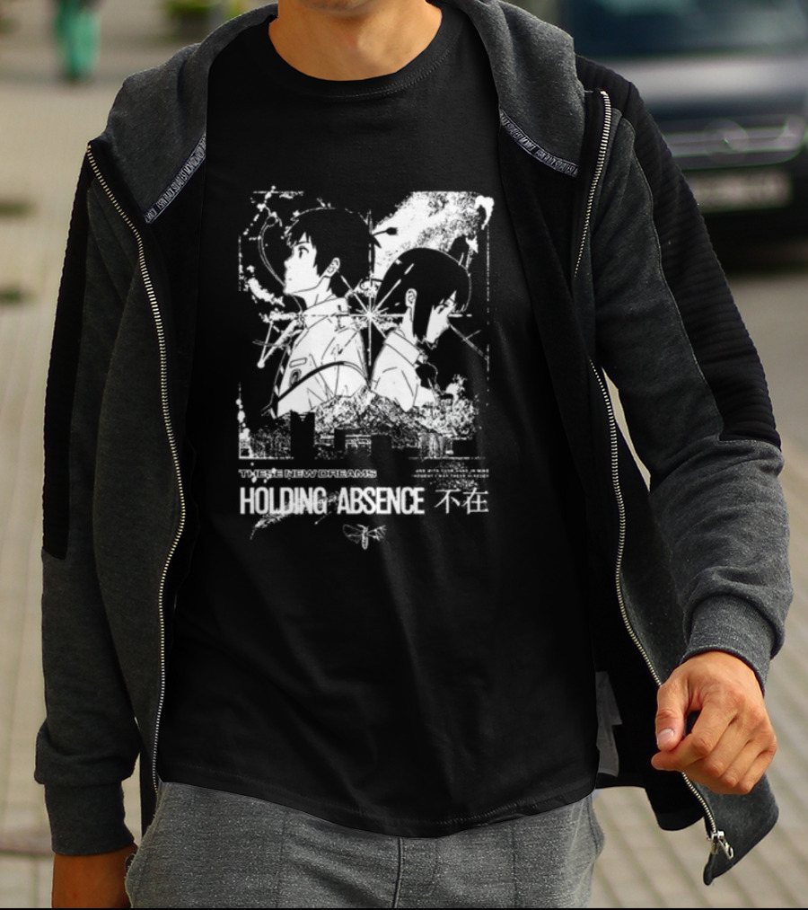 These New Dreams Holding Absence 不在 Anime-Inspired T-Shirt