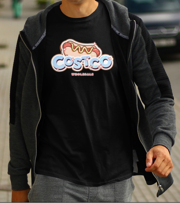 Costco Wholesale Hot Dog Vtuber T-Shirt