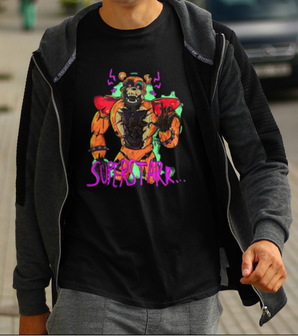Superstar Himbo In Limbo Shattered Glamrock Freddy T-Shirt