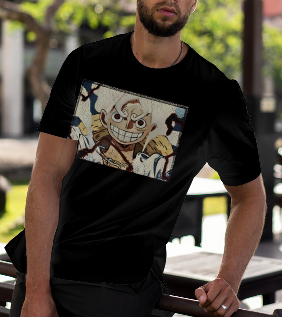 Max Holloway Gear 5 Luffy One Piece Anime Character T-Shirt